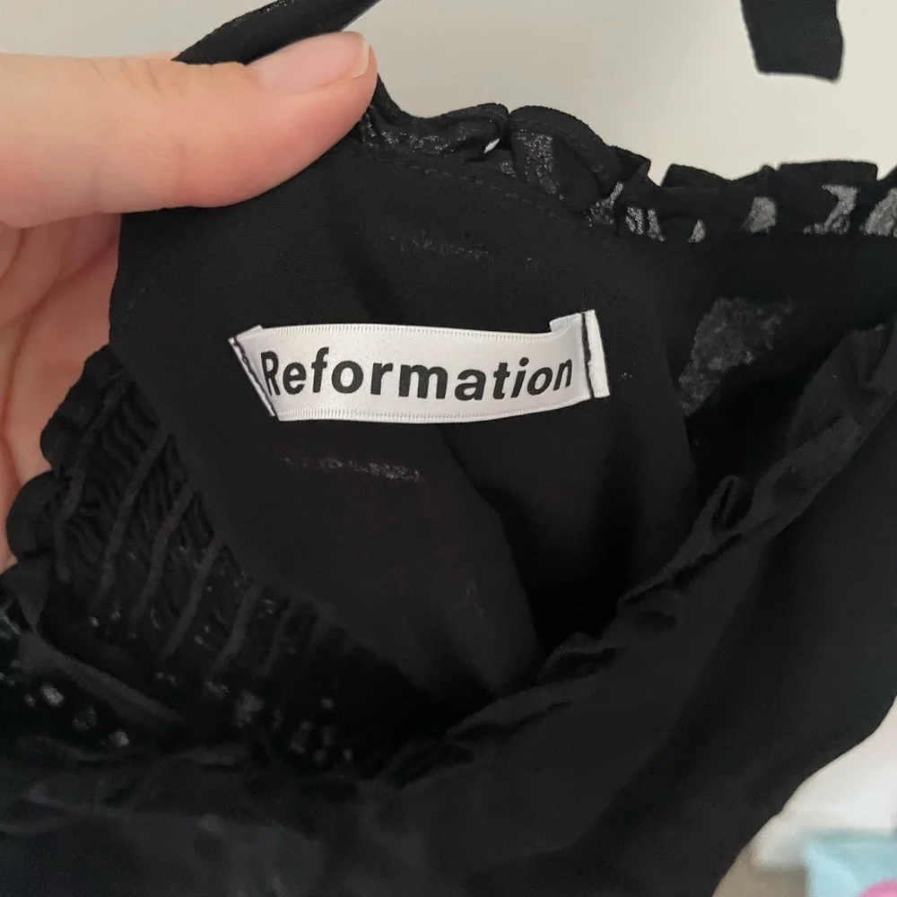 Reformation Christine dress Black - Picture 2 of 3